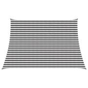 vidaXL Solsätt segel Antracit och vitt 3 / 4 x 3 m HDPE