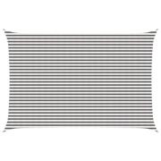 vidaXL Solsätt segel Ljusgrå och vit. 4 x 5 m HDPE