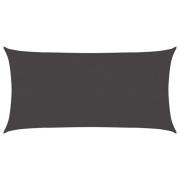 vidaXL Solsätt segel Antracit 2,5 x 6 m HDPE