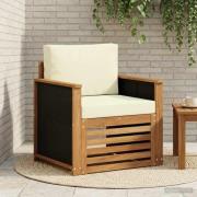 vidaXL Utomhus Mellansoffa Naturlig