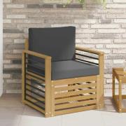 vidaXL Utomhussoffset Polyester Vit