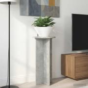 vidaXL Växtställ 2 pcs Betonggrå 29,5 x 29,5 x 60 cm Konstruerat trä