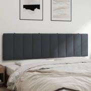 vidaXL Headboard Cushion "Hanko" Dark Grey 183 cm Velvet