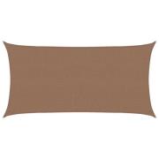 vidaXL Solsätt segel Taupe 2 x 6 m HDPE