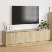 vidaXL TV-skåp Sonoma-ek 180 x 38 x 49 cm Konstruerat trä