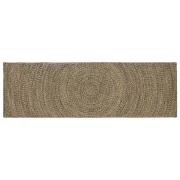 vidaXL Områdesmattor Naturlig och svart 80 x 300 cm Jute
