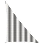 vidaXL Solsätt segel Ljusgrå och vit. 4 x 5 x 6,8 m HDPE
