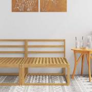 vidaXL Utomhus Mellansoffa Vit 79 x 83 x 73 cm