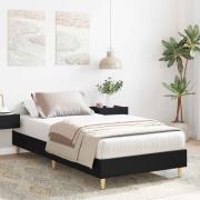 vidaXL Sängram Svart ek 80 x 200 cm Konstruerat trä