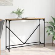 vidaXL Konsolbord Gammalt trä 102 x 23 x 75 cm Konstruerat trä