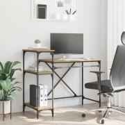 vidaXL Skrivbord Artisan Ek 105 x 50 x 90 cm Konstruerat trä