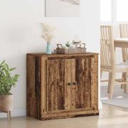 vidaXL Sideboard Gammalt trä 70 x 35,5 x 67,5 cm Konstruerat trä