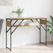 vidaXL Konsolbord Artisan Ek 105x30x75cm Konstruerat trä