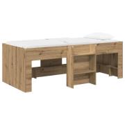 vidaXL Barns hög sängram 2 pcs Artisan-ek 203 x 101,1 x 68,5 cm