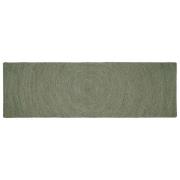 vidaXL Områdesmattor Olivgrön 80 x 200 cm Jute