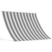 vidaXL Markis Antracit och vitt 400 x 150 cm
