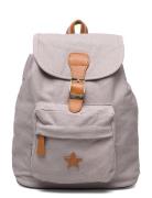 Smallstuff Baggy Back Pack, Rose Lavender With Leather Star Lila