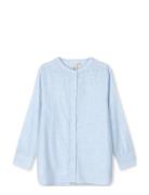 Juna Monochrome Lines Ida Shirt Blå
