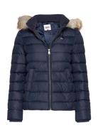 Tommy Jeans Tjw Basic Hooded Down Jacket Blå