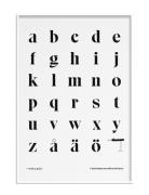 Alphabet #2 - Lower-Case Home Decoration Posters & Frames Posters Blac...