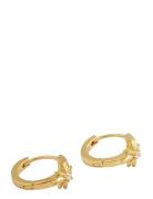 Syster P North Star Hoop Earrings Gold Guld