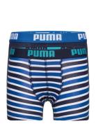 PUMA Puma Boys Basic Boxer Printed Strip Blå