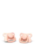 Filibabba 2-Pack Pacifiers - Peach +6 Months Rosa