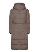 Jofama Savannah Long Puffer Coat Brun