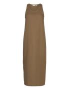 Basic Apparel Rebekka Tank Dress G Gots Khaki Green