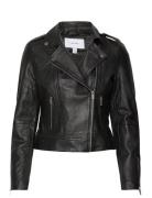 Vila Vifeli Leather Jacket - Noos Svart