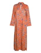 GANT D2. Sailing Print Dress Orange