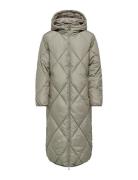 ONLY Onlnewtamara X-Long Quilted Coat Cc Otw Grön