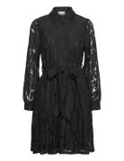 Noella Pixi Shirt Dress Lace Svart