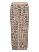 Vero Moda Vmgoldneedle Art 7/8 Pencil Skirt Beige