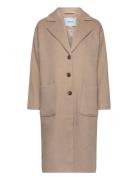 Minus Mssally Wool Coat Beige