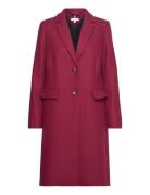 Tommy Hilfiger Wool Blend Classic Coat Röd