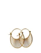 Pernille Corydon Large Daylight Earrings 30 Mm Guld