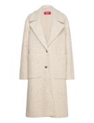 Esprit Casual Women Coats Woven Regular Beige