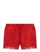 Hunkemöller Velvet Lace Shorts Röd