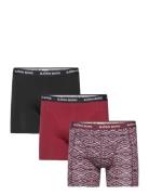 Björn Borg Cotton Stretch Boxer 3P Burgundy