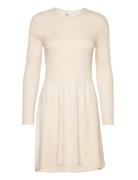 ONLY Onlalma L/S O-Neck Dress Knt Noos Beige