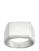 Edblad Cole Signet Ring Matt Silver