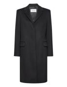 Calvin Klein Essential Wool Coat Svart