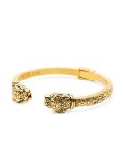 Nialaya Men's Panther Bangle In Gold Guld