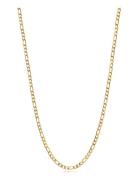 Nialaya Men's Gold Figaro Chain In 3Mm Guld