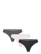 Tommy Hilfiger 3P Thong Svart