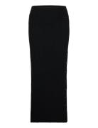 Calvin Klein Recycled Wool Maxi Skirt Svart