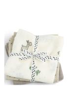 D By Deer Burp Cloth 3-Pack Gots Lalee Multi/patterned