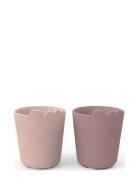 Kiddish Mini Mug 2-Pack Croco Home Meal Time Cups & Mugs Cups Pink D B...