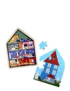 MUMIN Moomin House - Wooden Frame Puzzle Multi/patterned